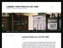 Tablet Screenshot of cabinetcrafters.biz